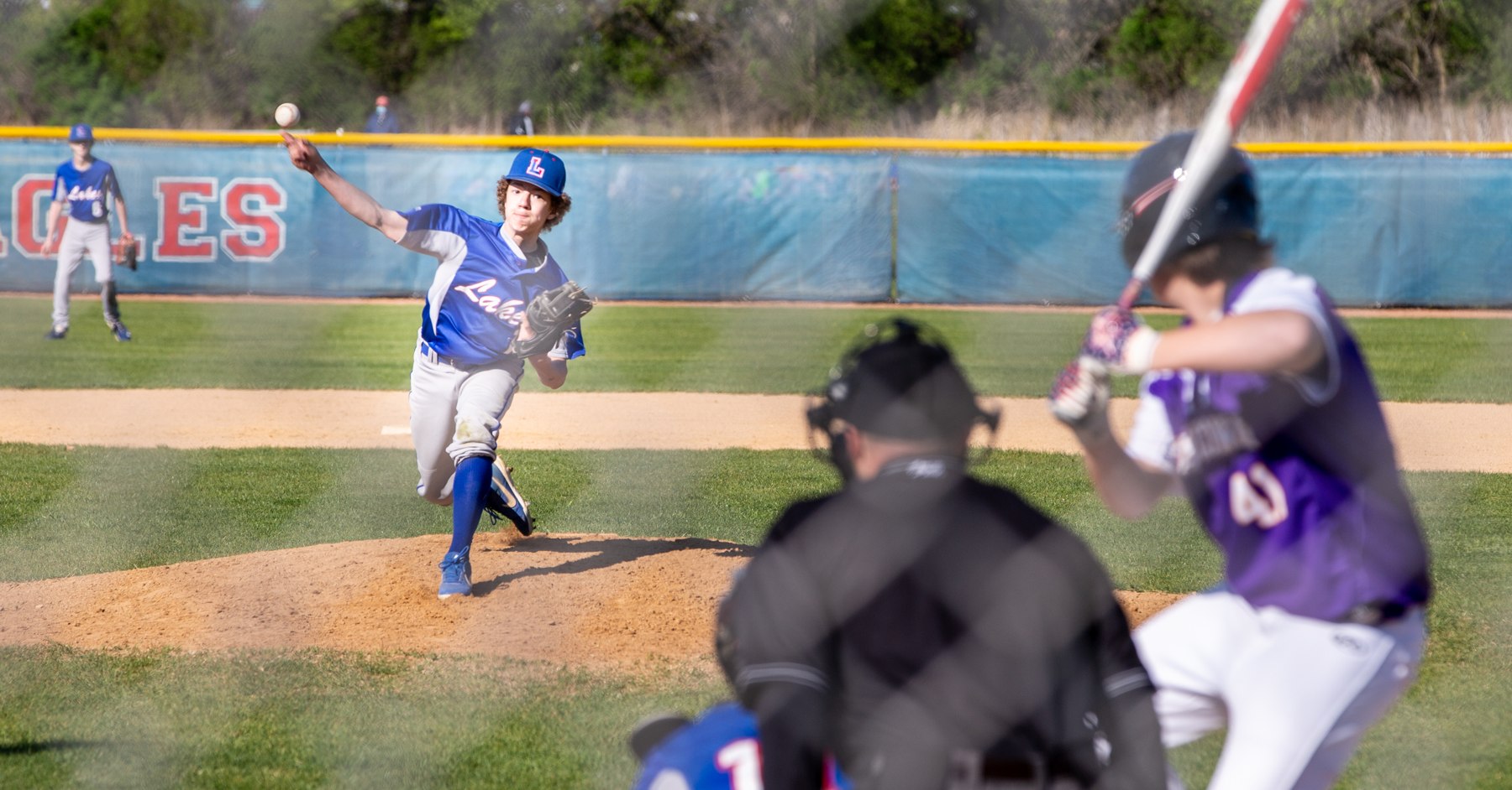 Baseball action photograph by Keith Jackson