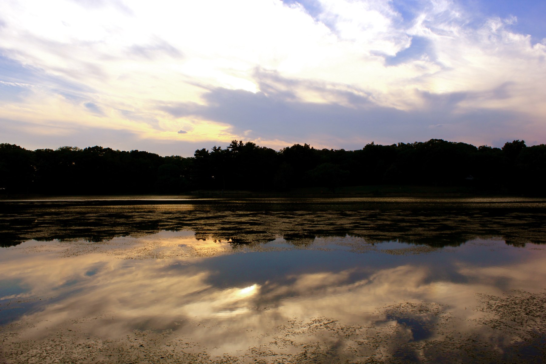 Reflections at dusk photograph by Keith Jackson